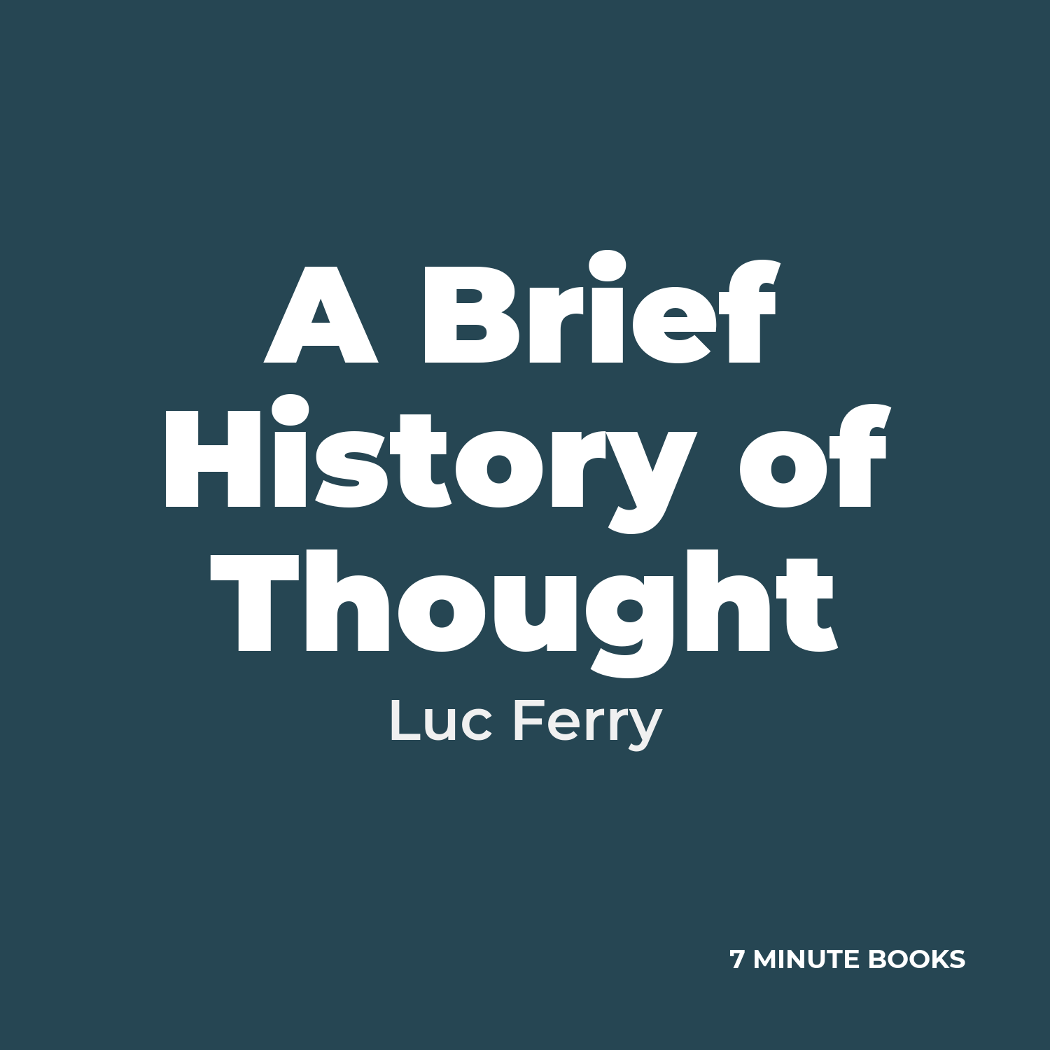 A Brief History of Thought cover