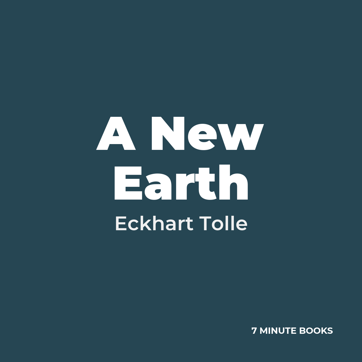A New Earth cover