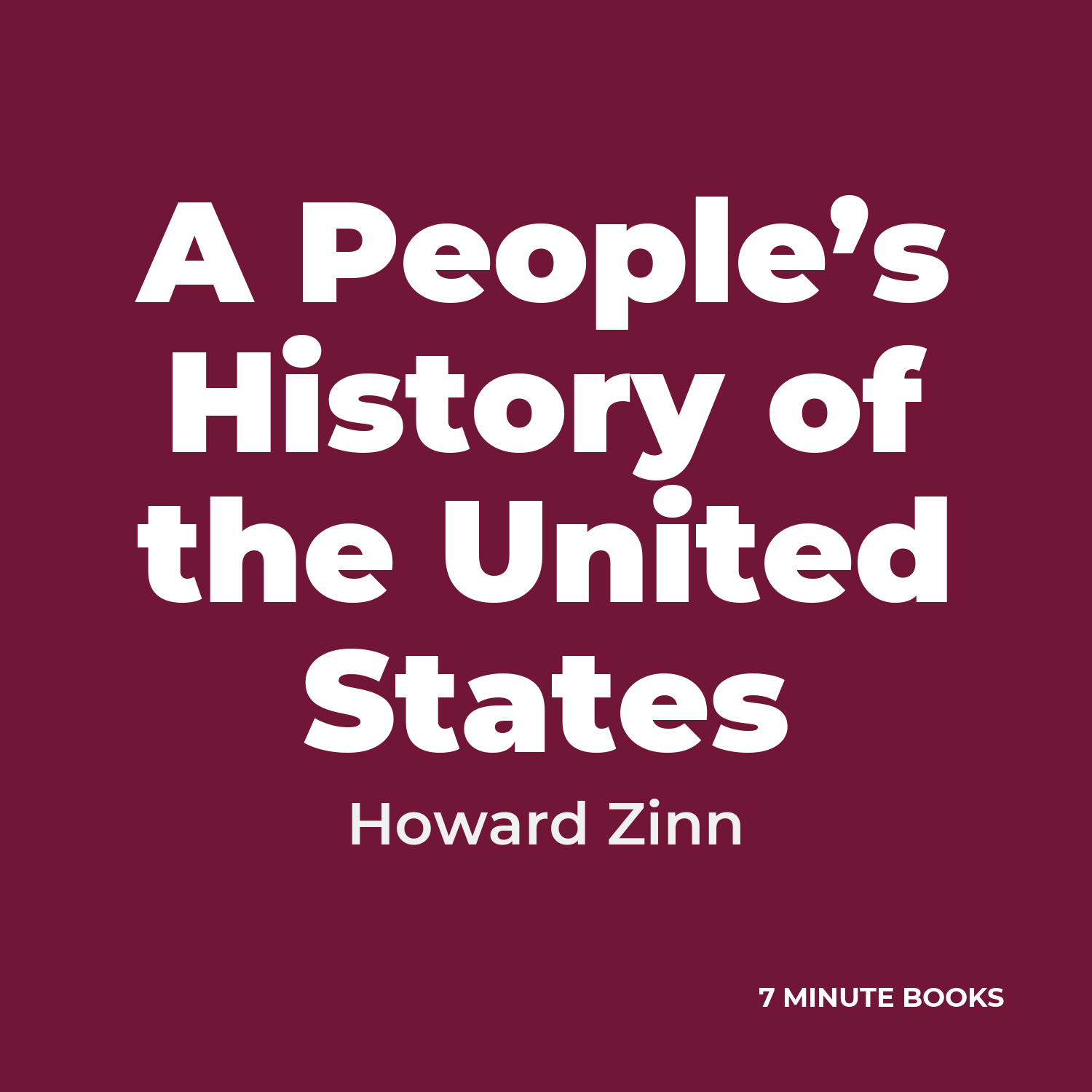 A People’s History of the United States cover