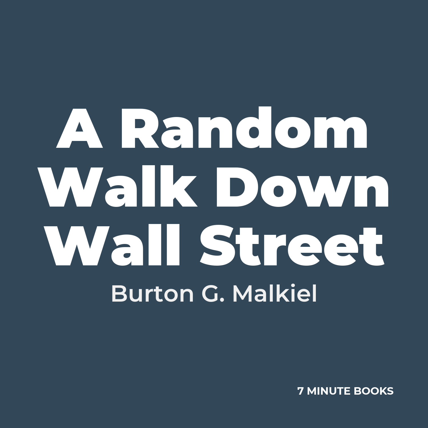 A Random Walk Down Wall Street cover