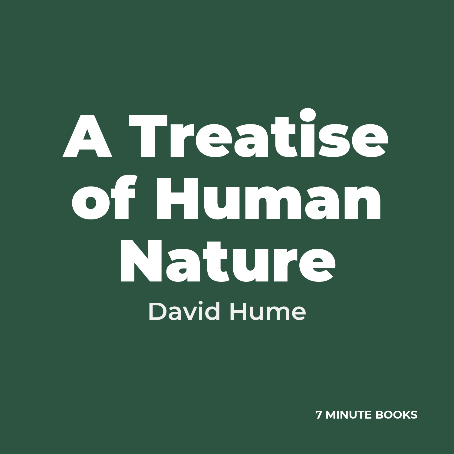 A Treatise of Human Nature cover
