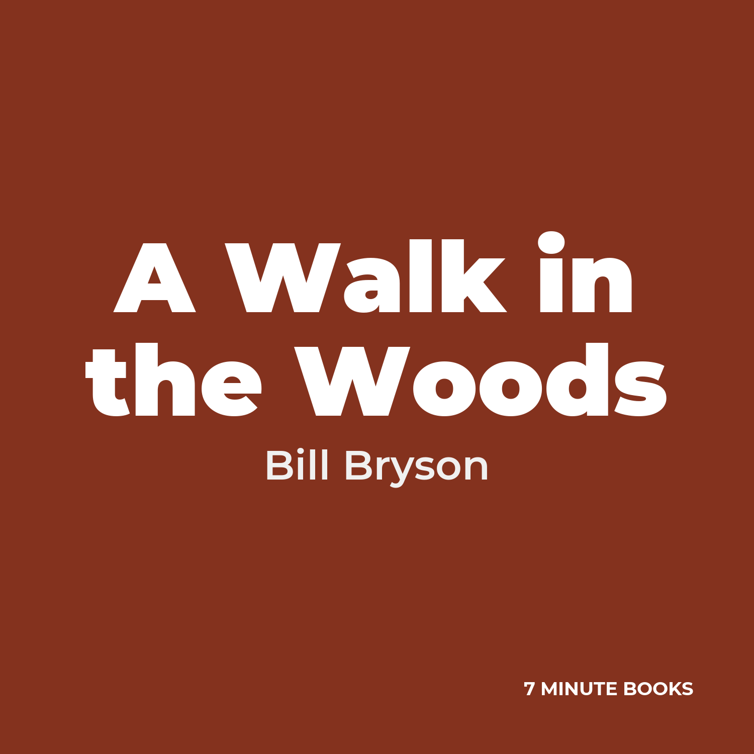 A Walk in the Woods cover