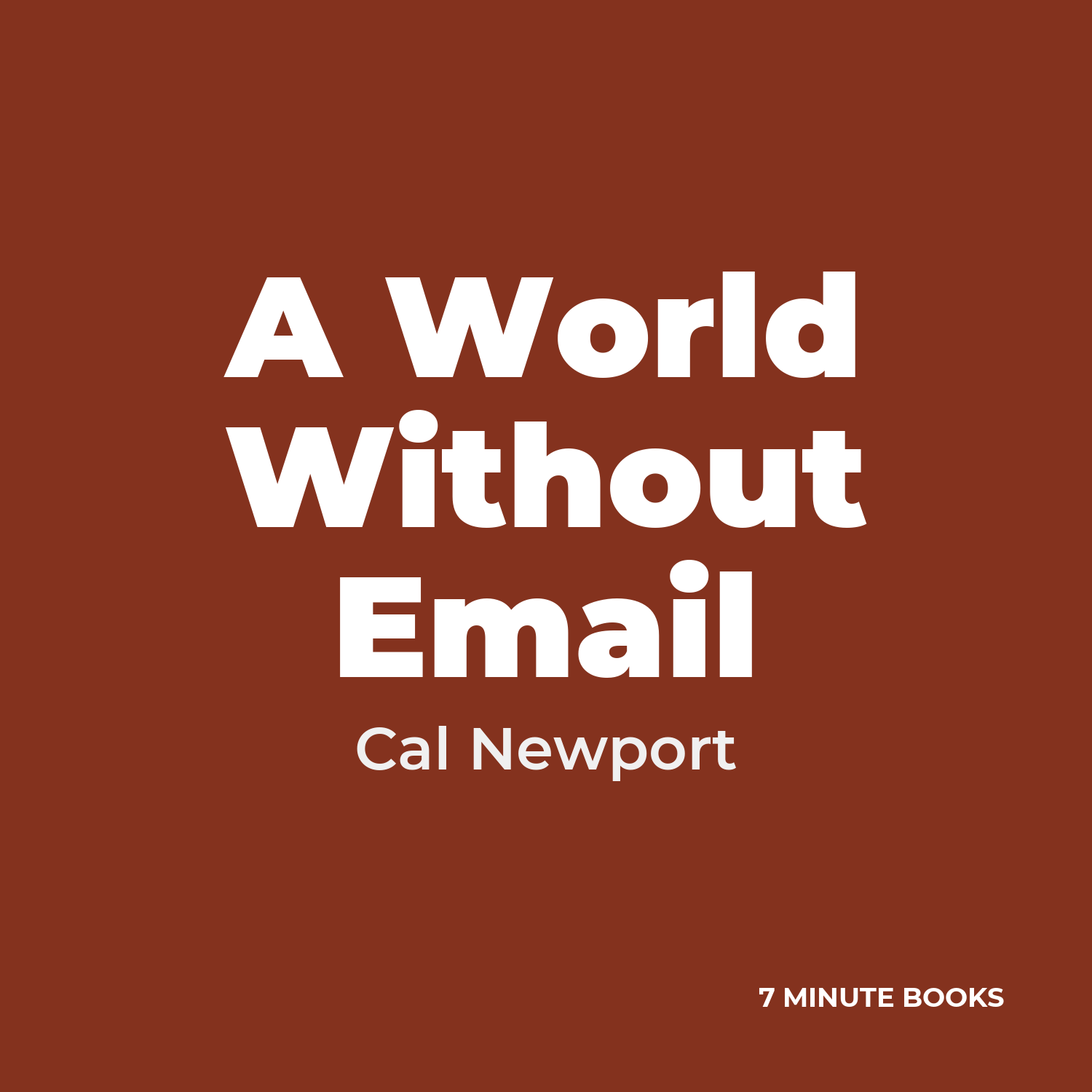 A World Without Email cover