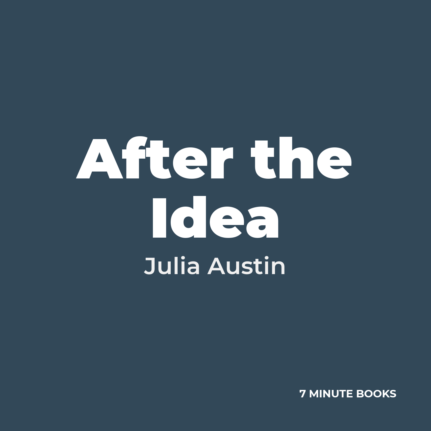 After the Idea cover