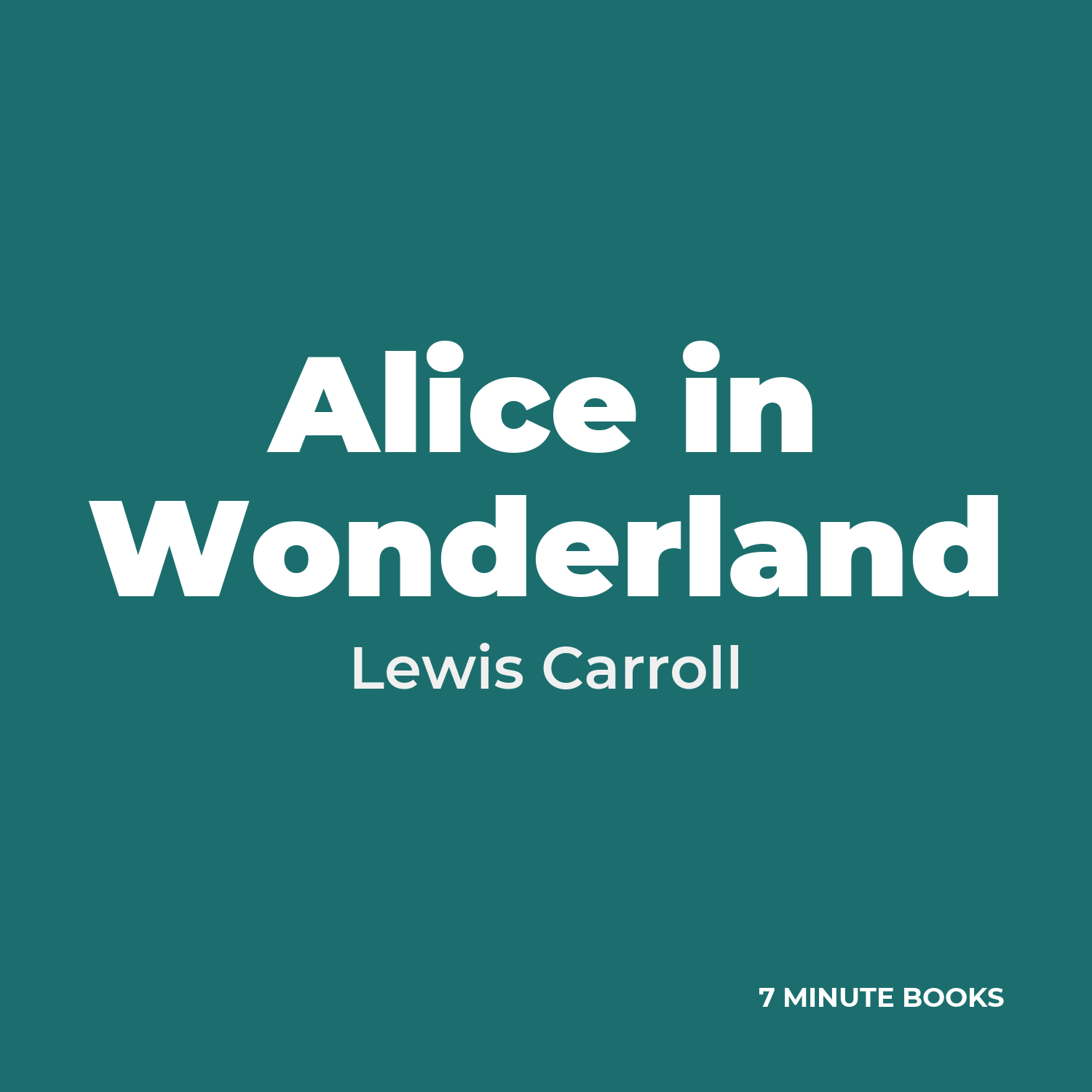 Alice in Wonderland cover