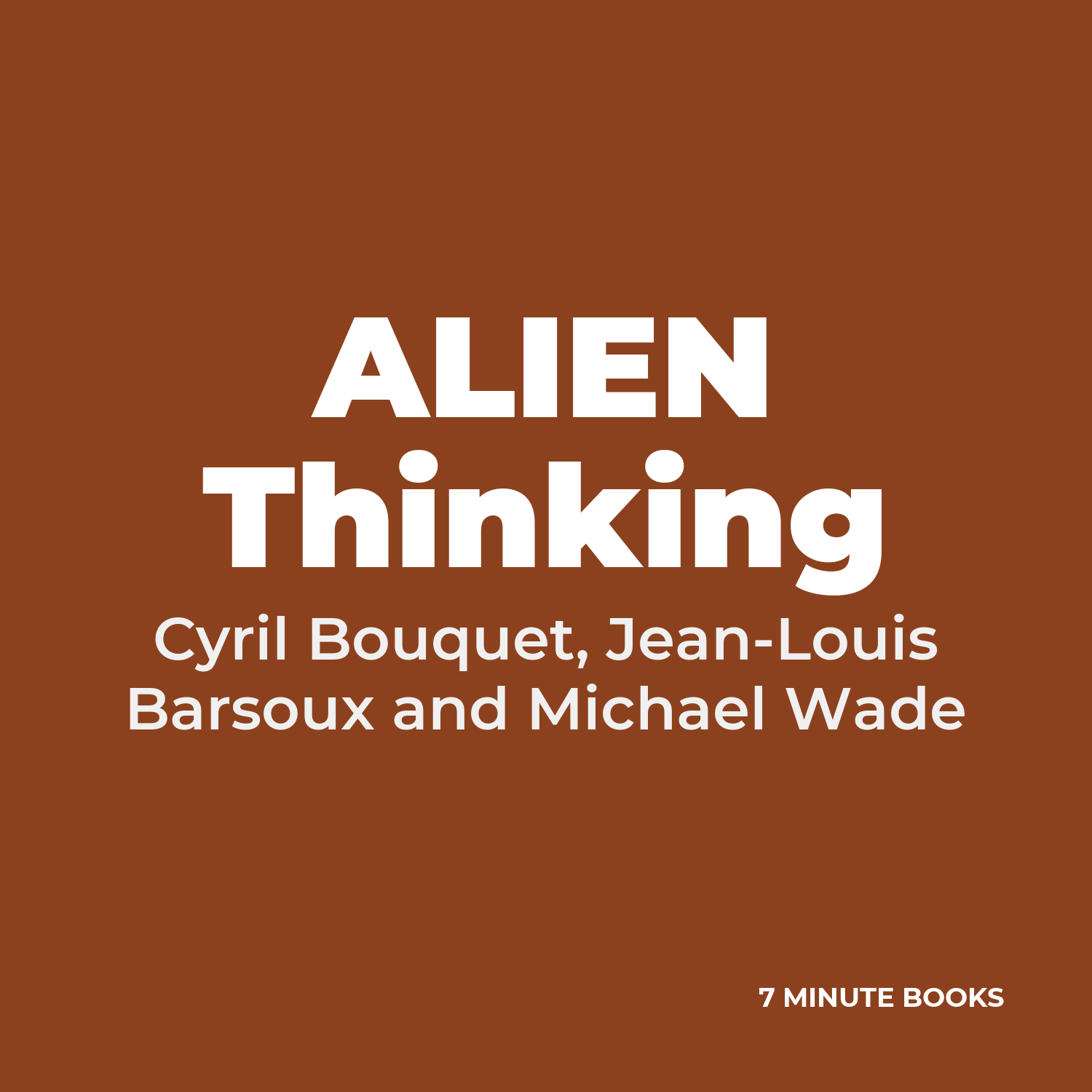 ALIEN Thinking cover