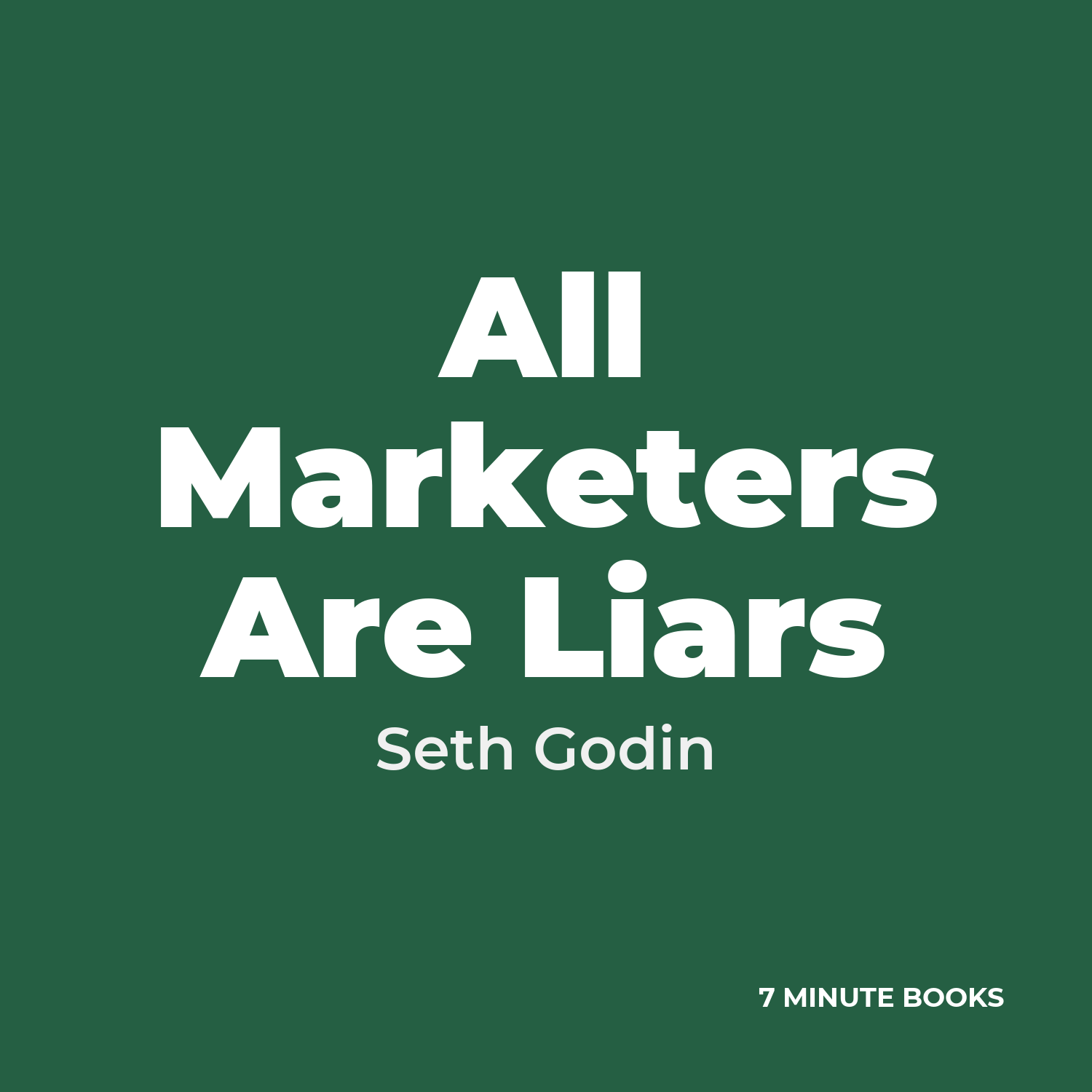 All Marketers Are Liars cover