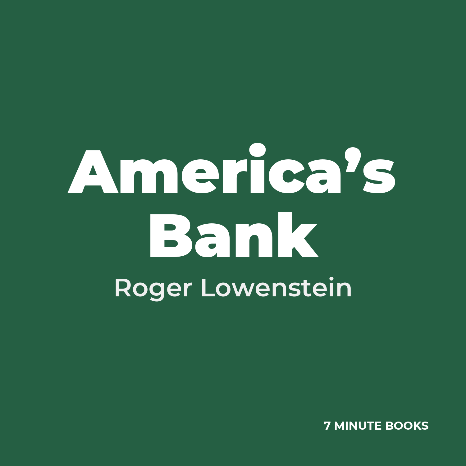 America’s Bank cover