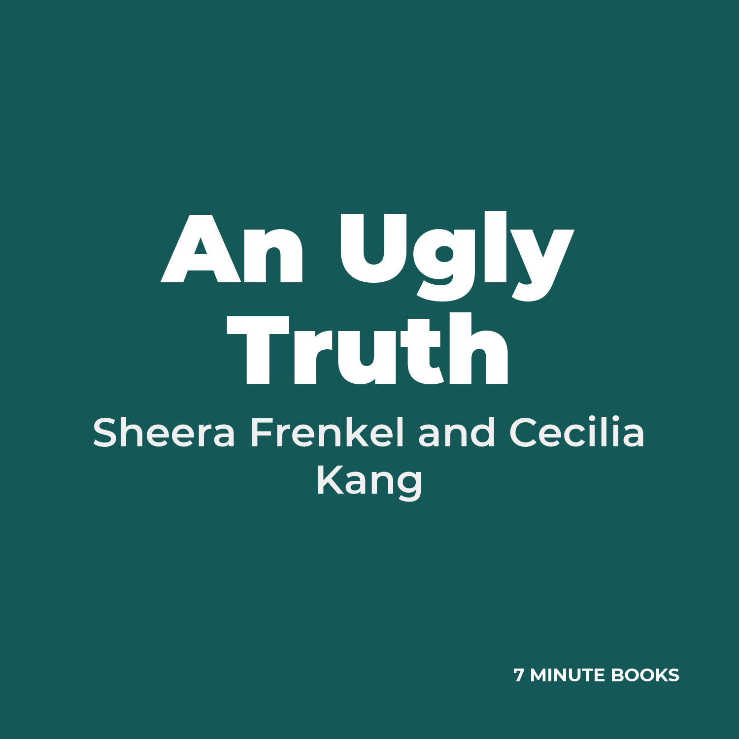 An Ugly Truth cover
