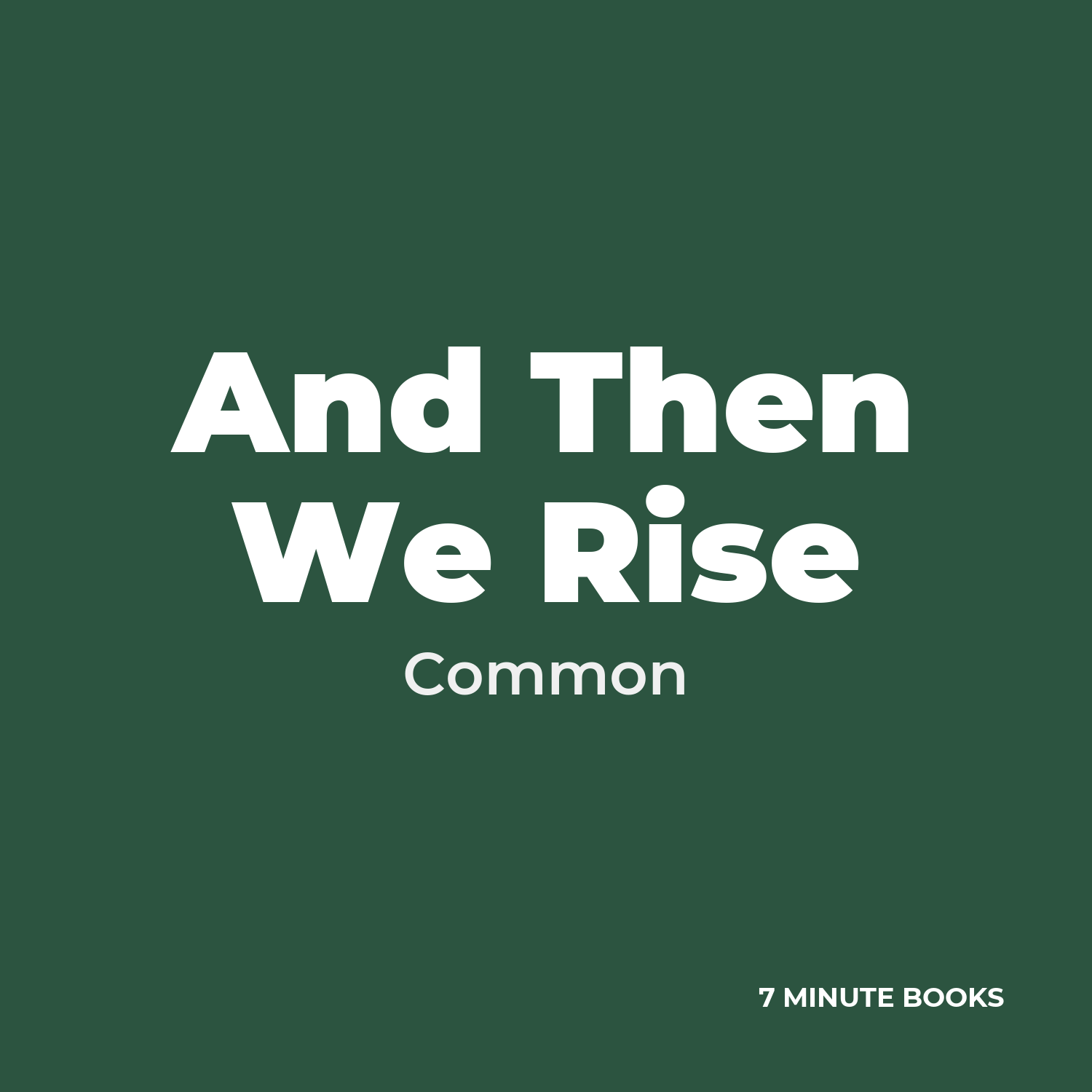 And Then We Rise cover