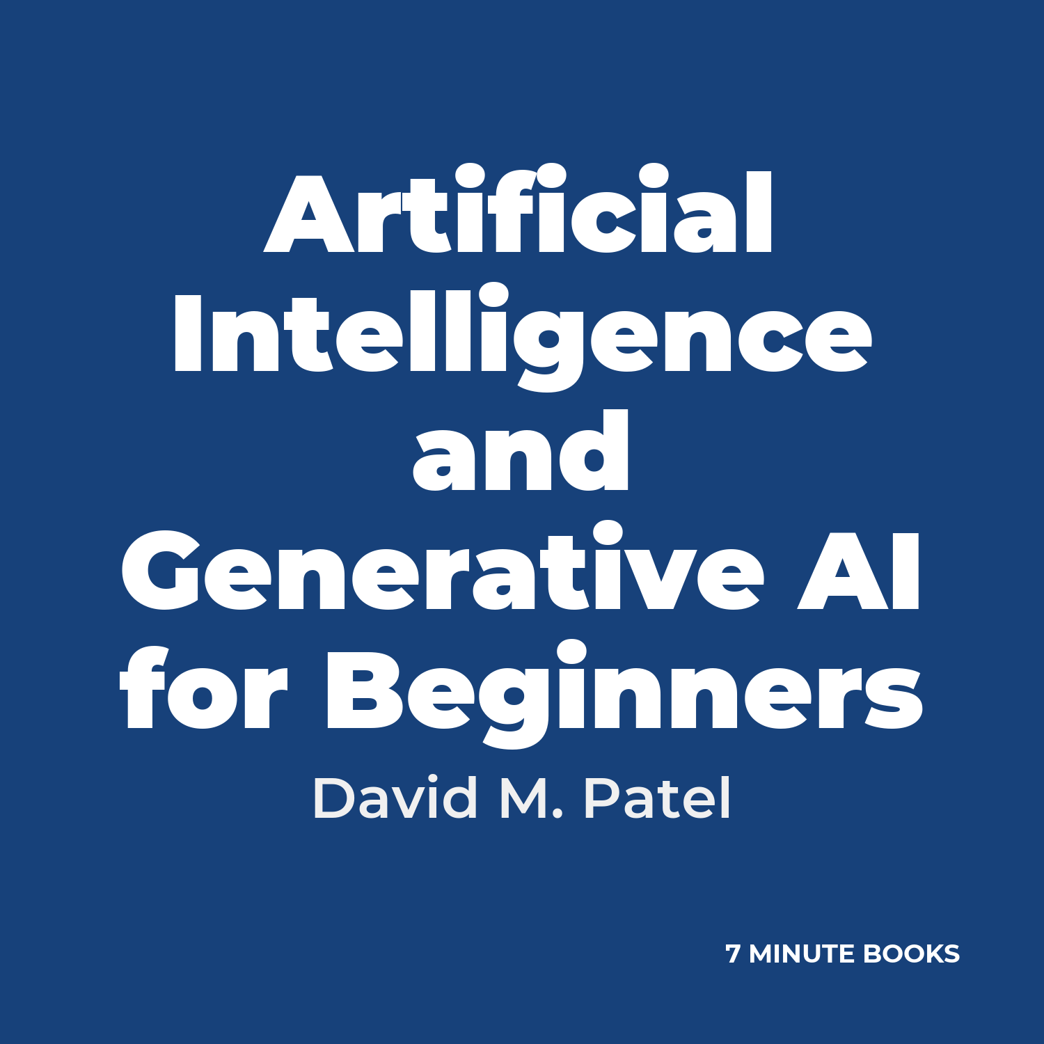 Artificial Intelligence and Generative AI for Beginners cover