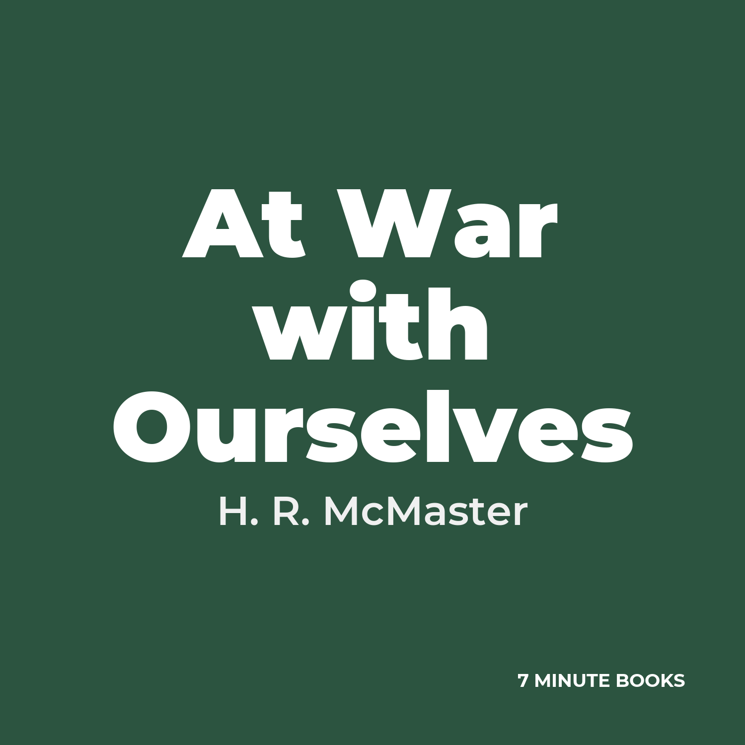 At War with Ourselves cover