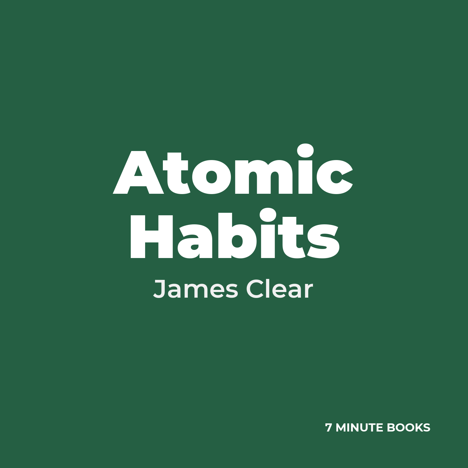 Atomic Habits cover