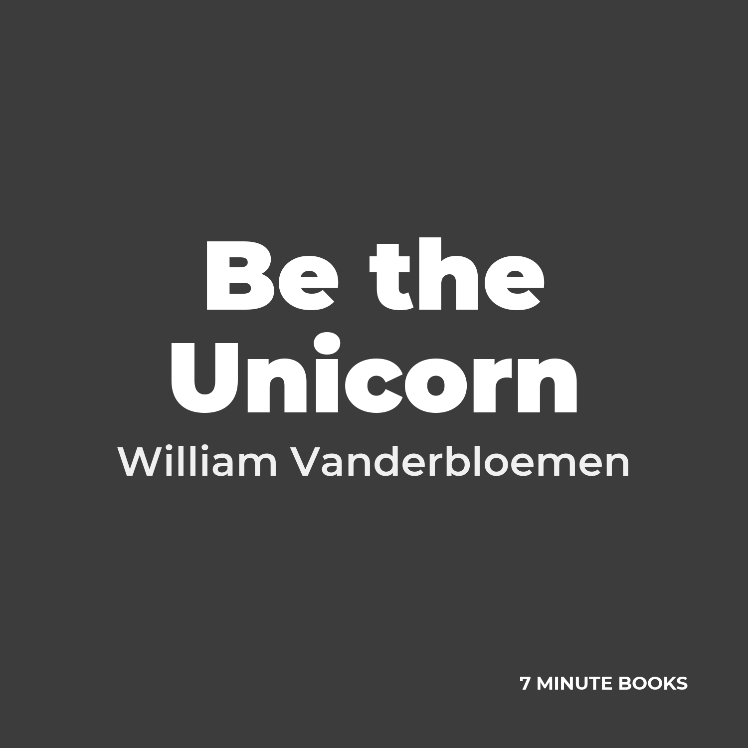 Be the Unicorn cover
