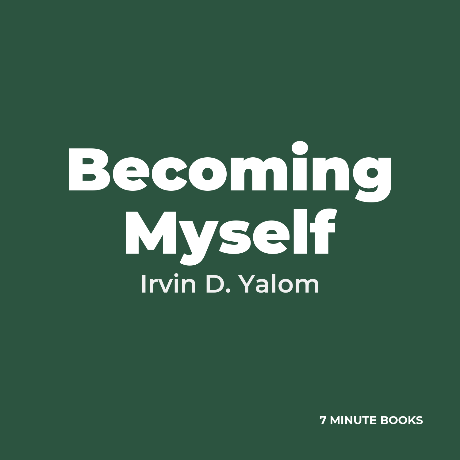 Becoming Myself cover