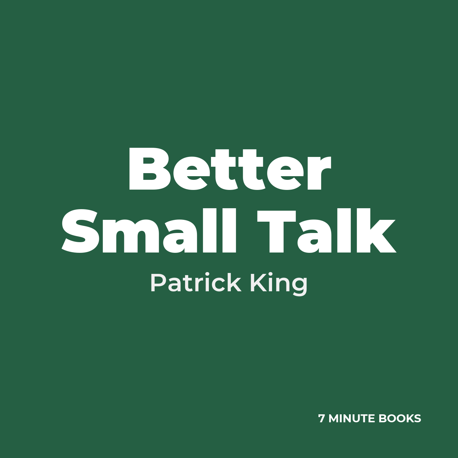 Better Small Talk cover