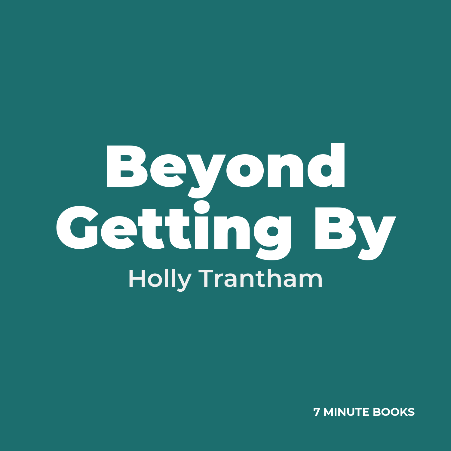 Beyond Getting By cover