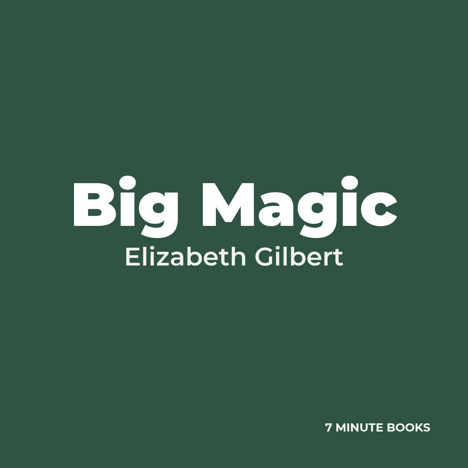 Big Magic cover