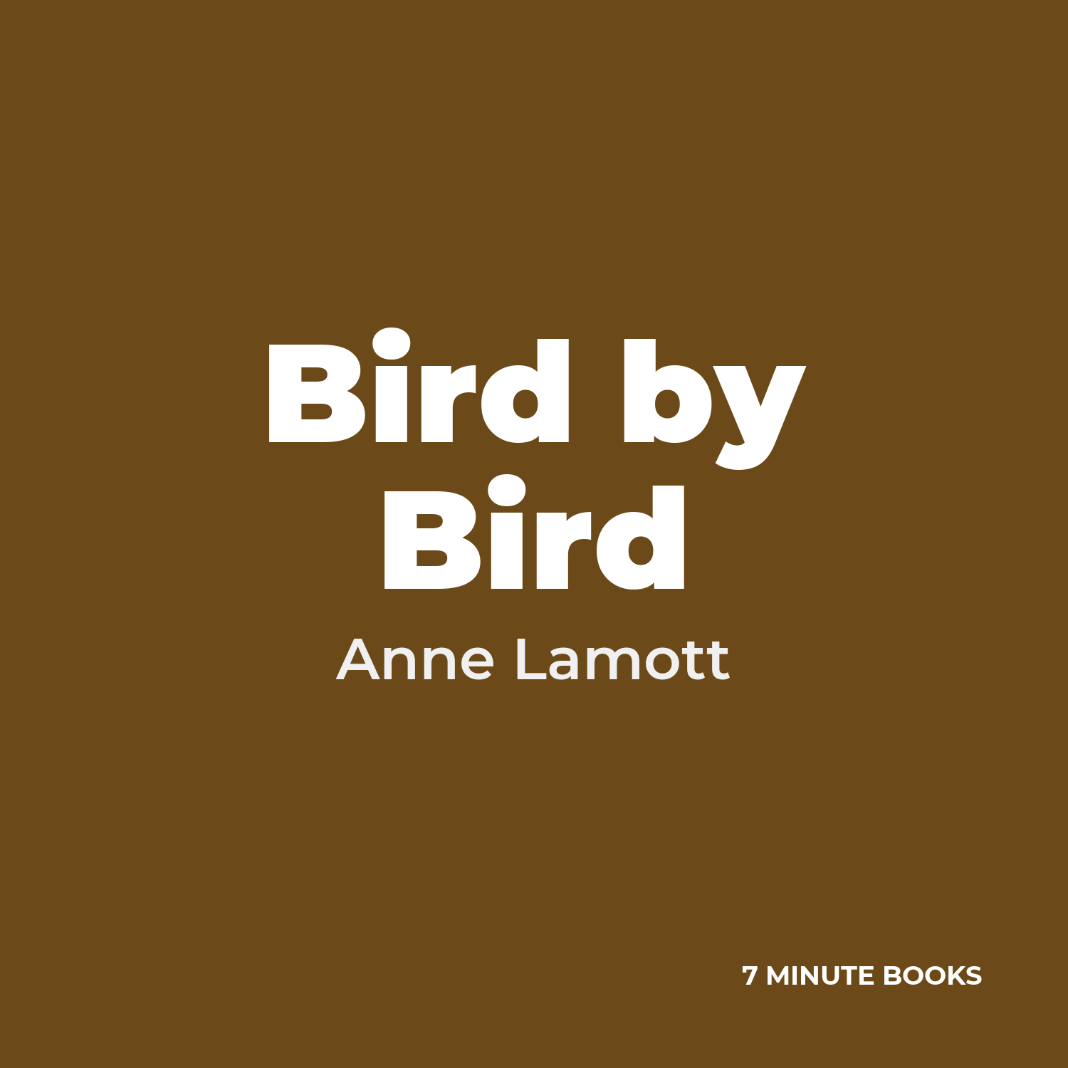 Bird by Bird cover