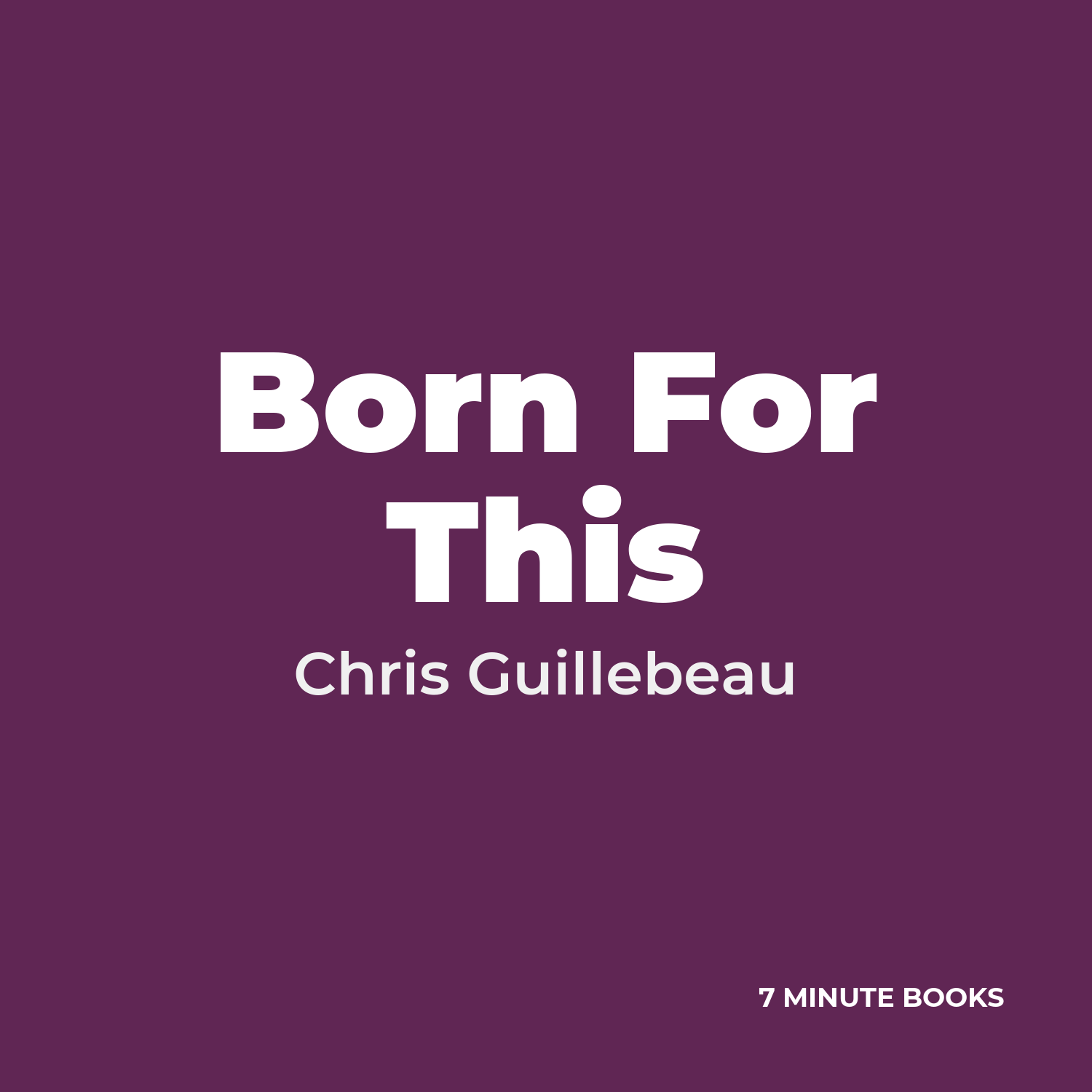 Born For This cover