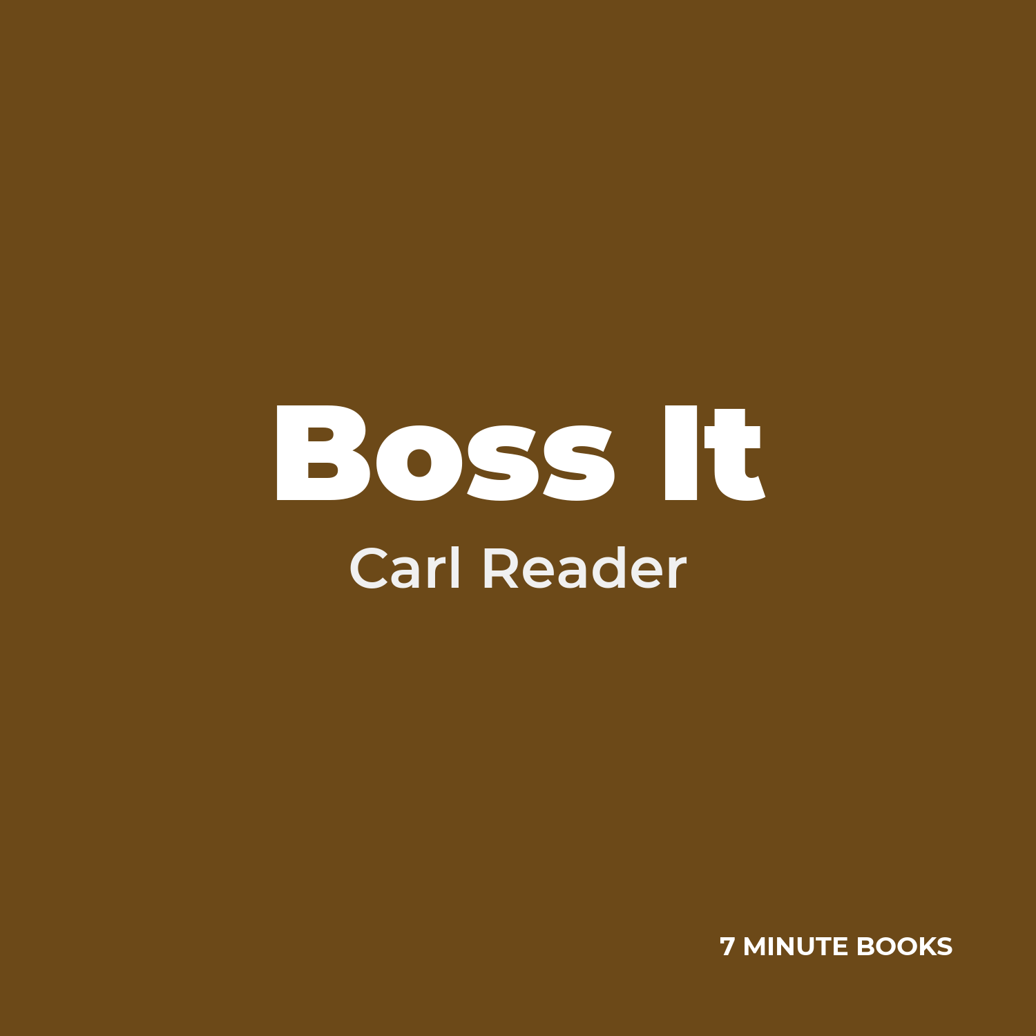 Boss It cover