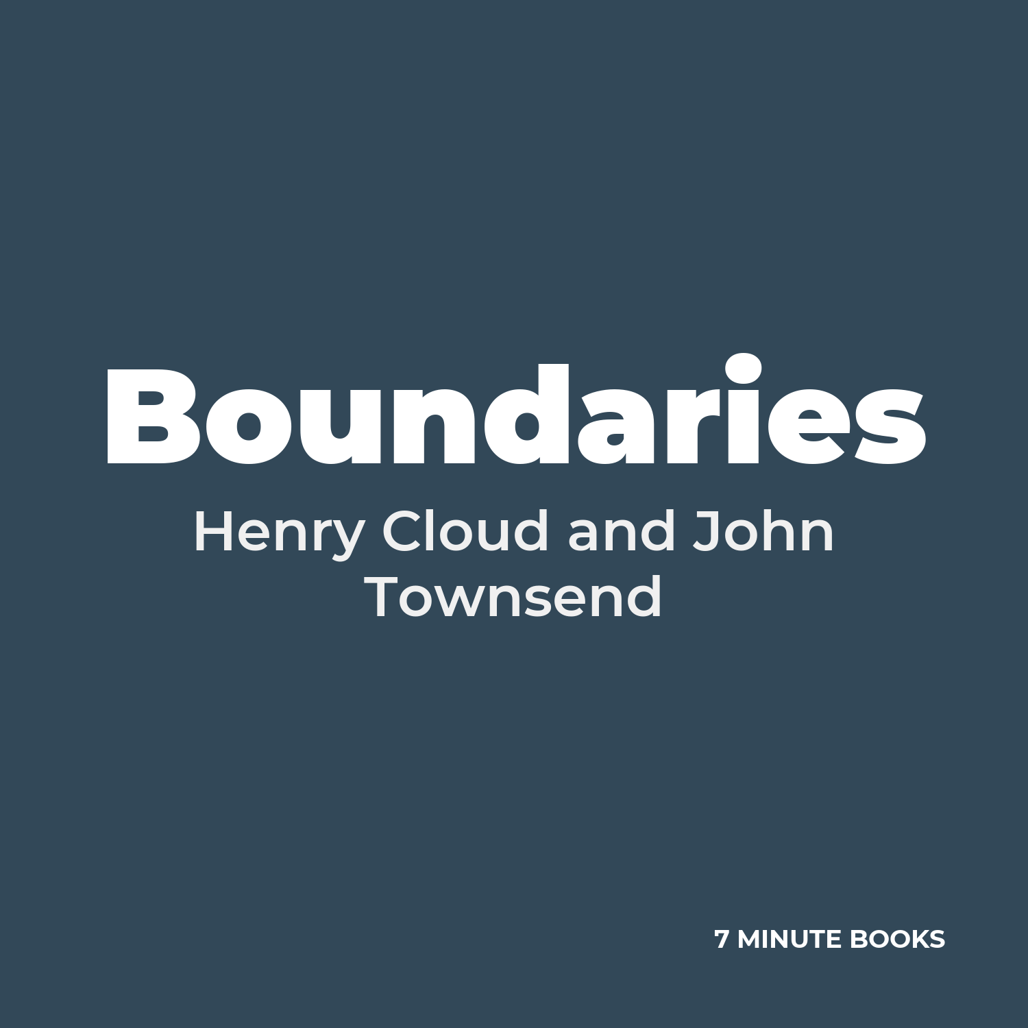 Boundaries cover