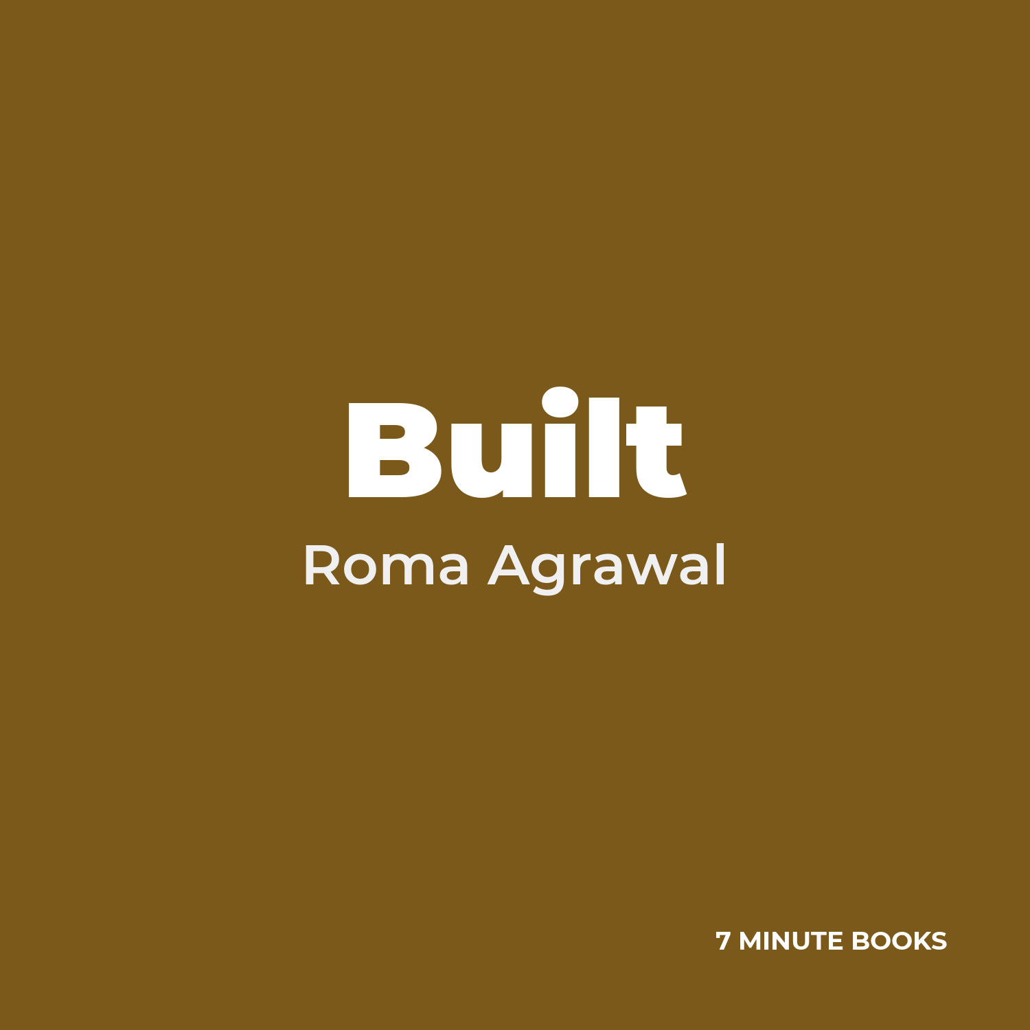Built cover