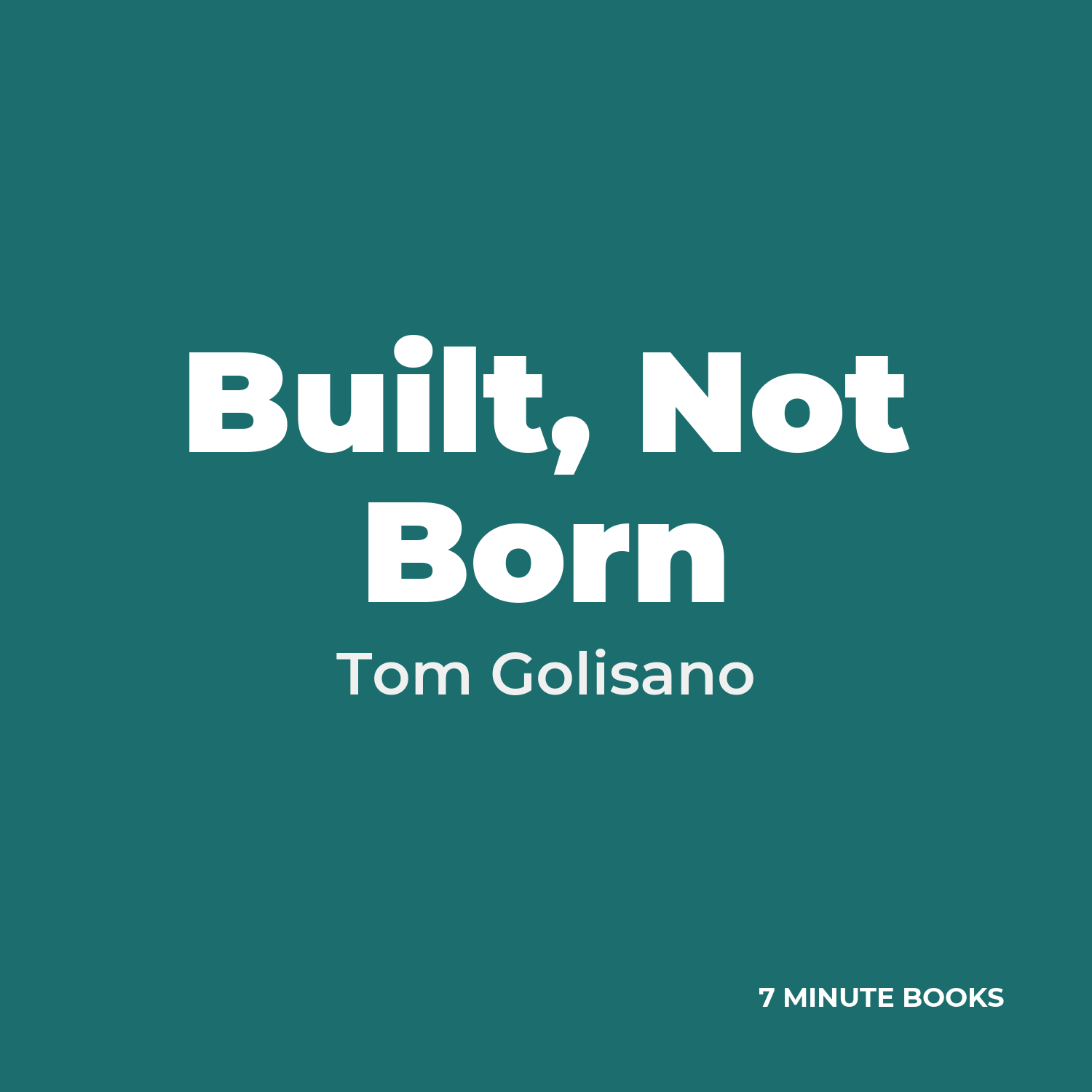 Built, Not Born cover