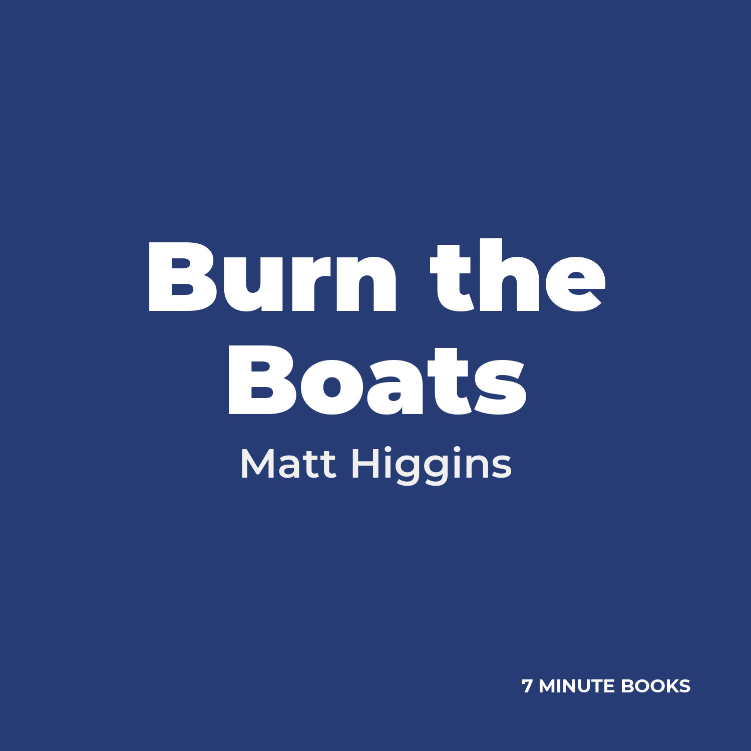 Burn the Boats cover
