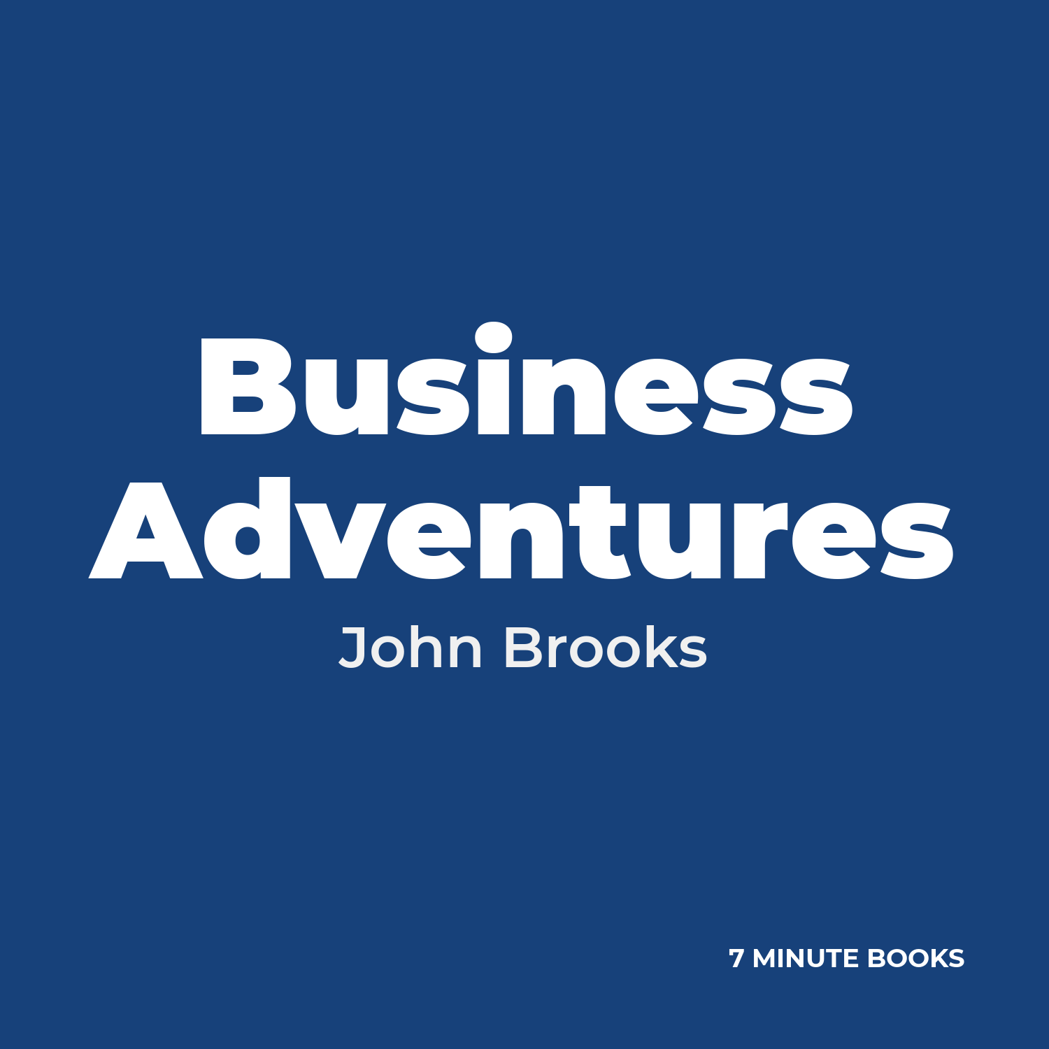 Business Adventures cover