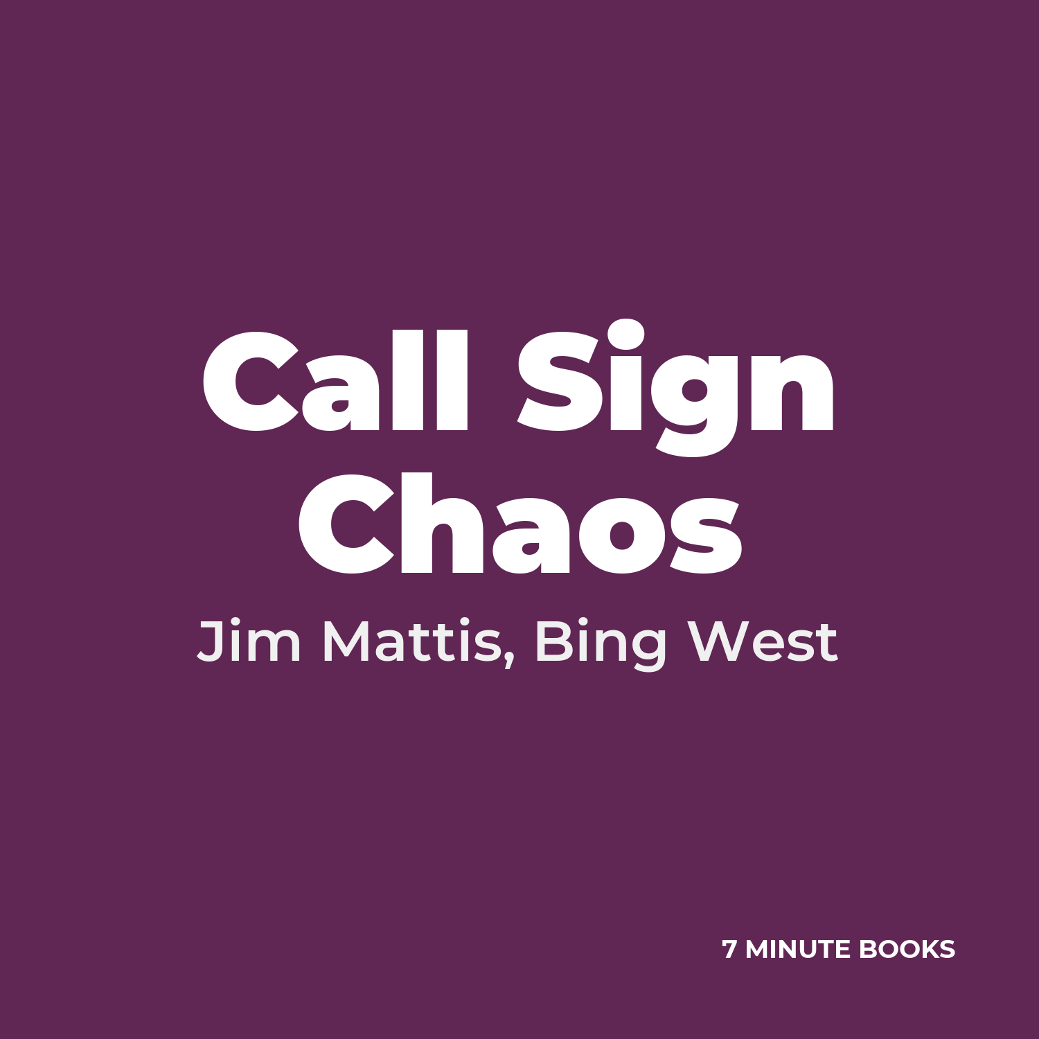 Call Sign Chaos cover