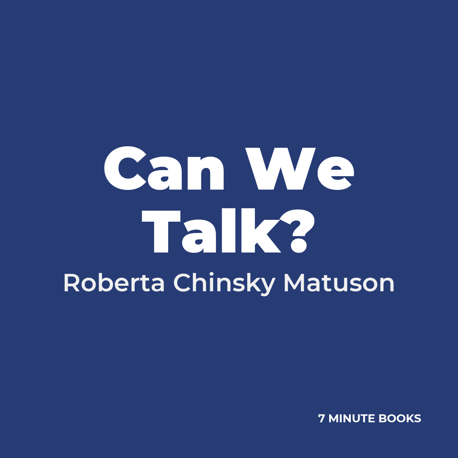 Can We Talk? cover
