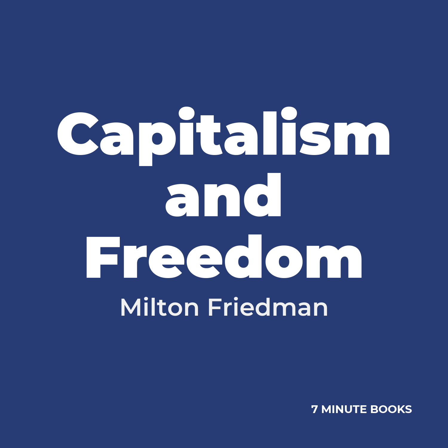 Capitalism and Freedom cover