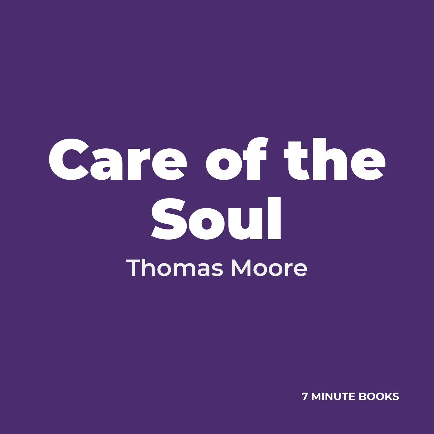 Care of the Soul cover