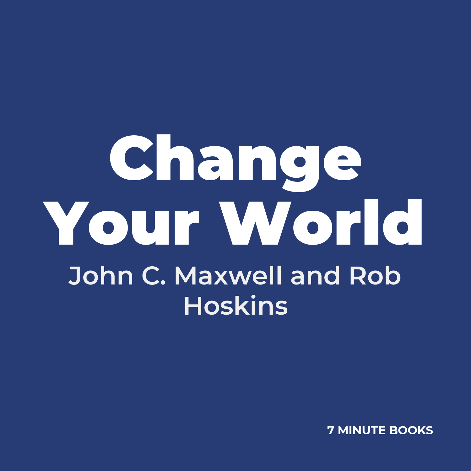 Change Your World cover