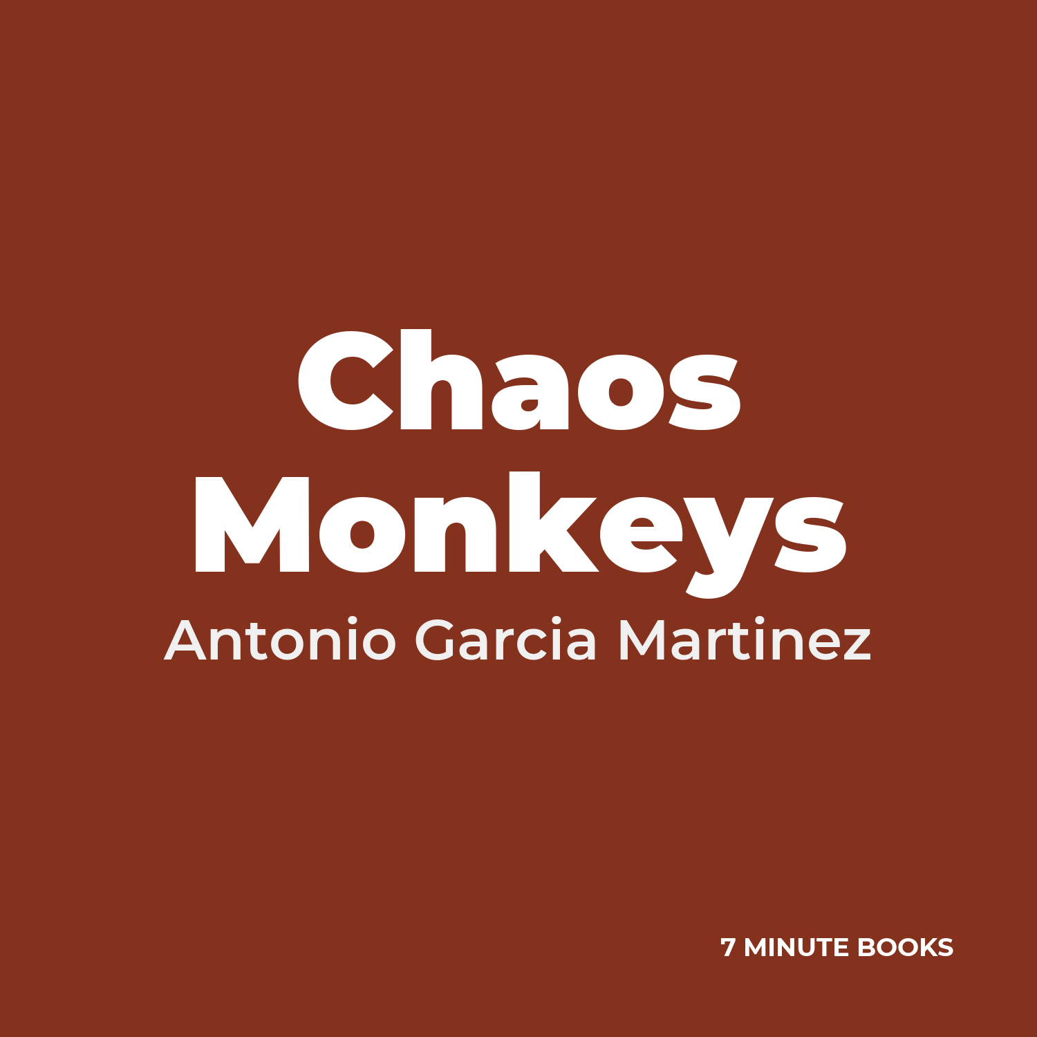 Chaos Monkeys cover