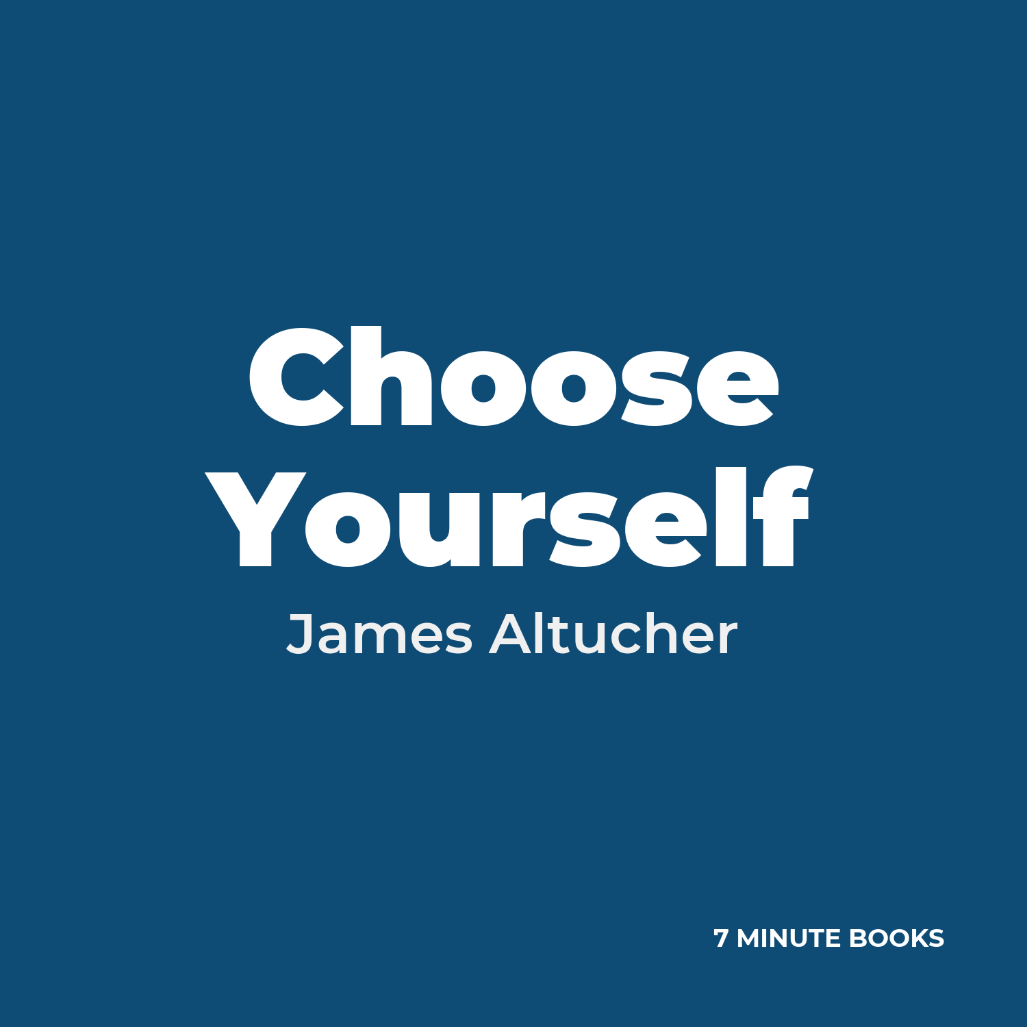 Choose Yourself cover
