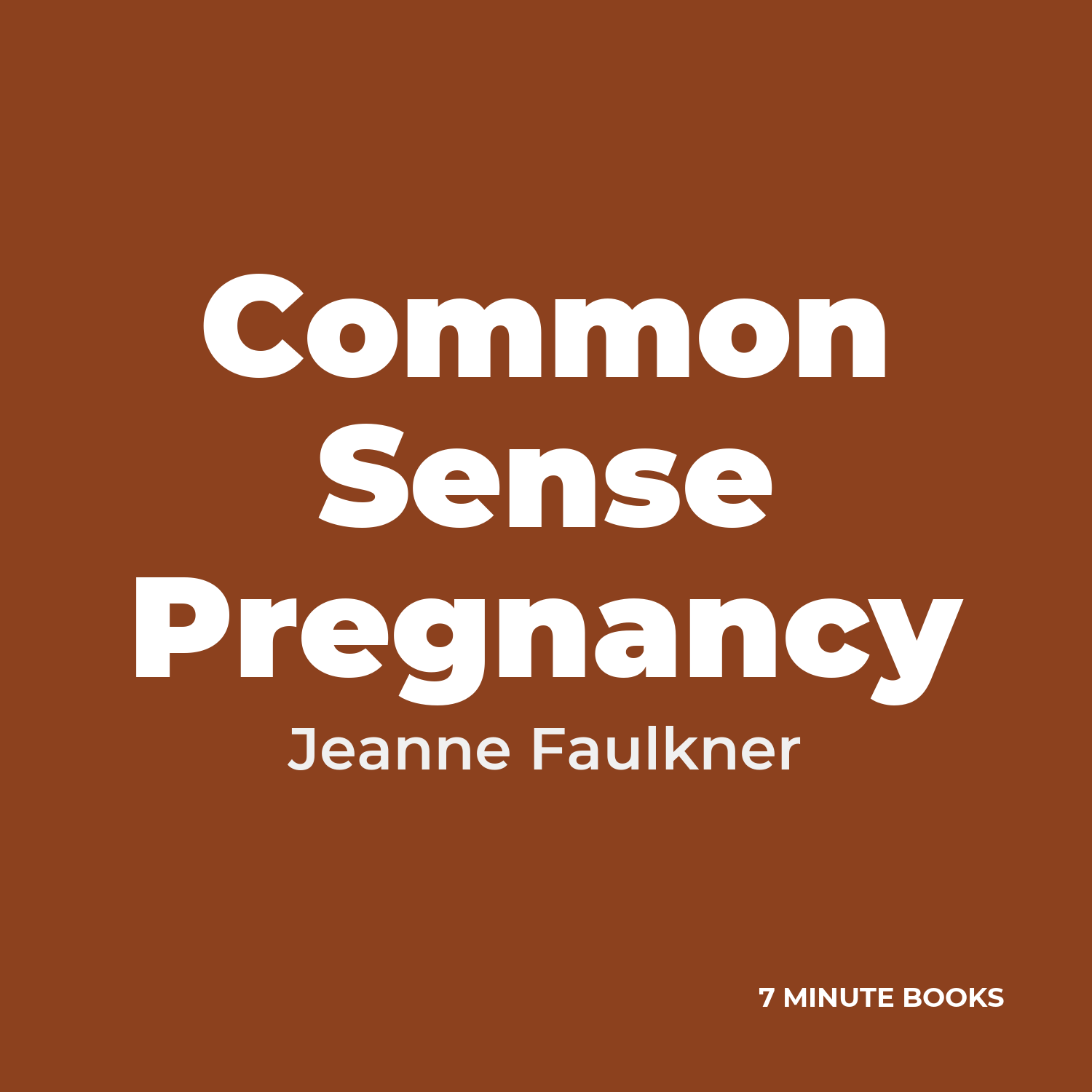 Common Sense Pregnancy cover
