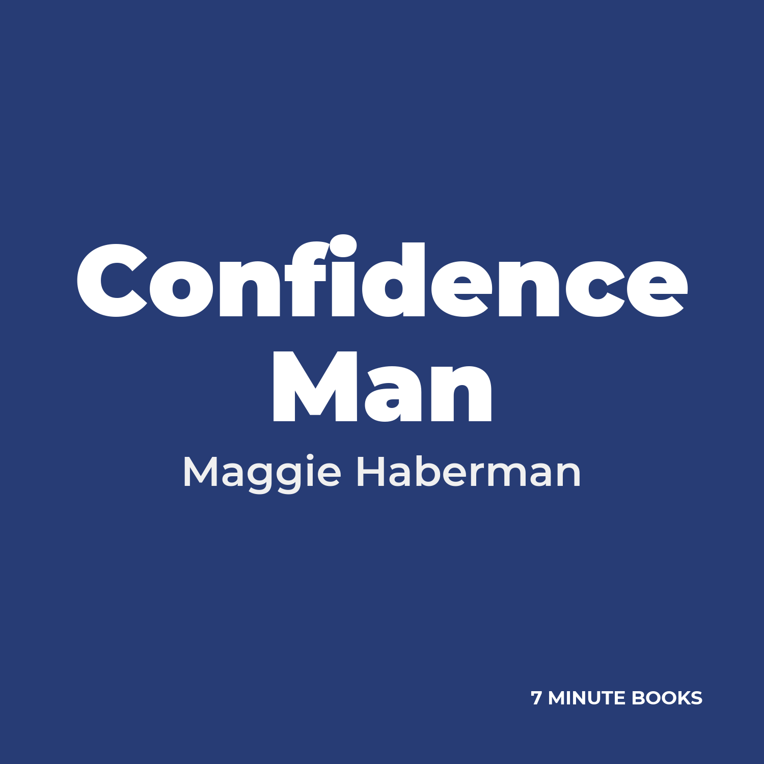 Confidence Man cover