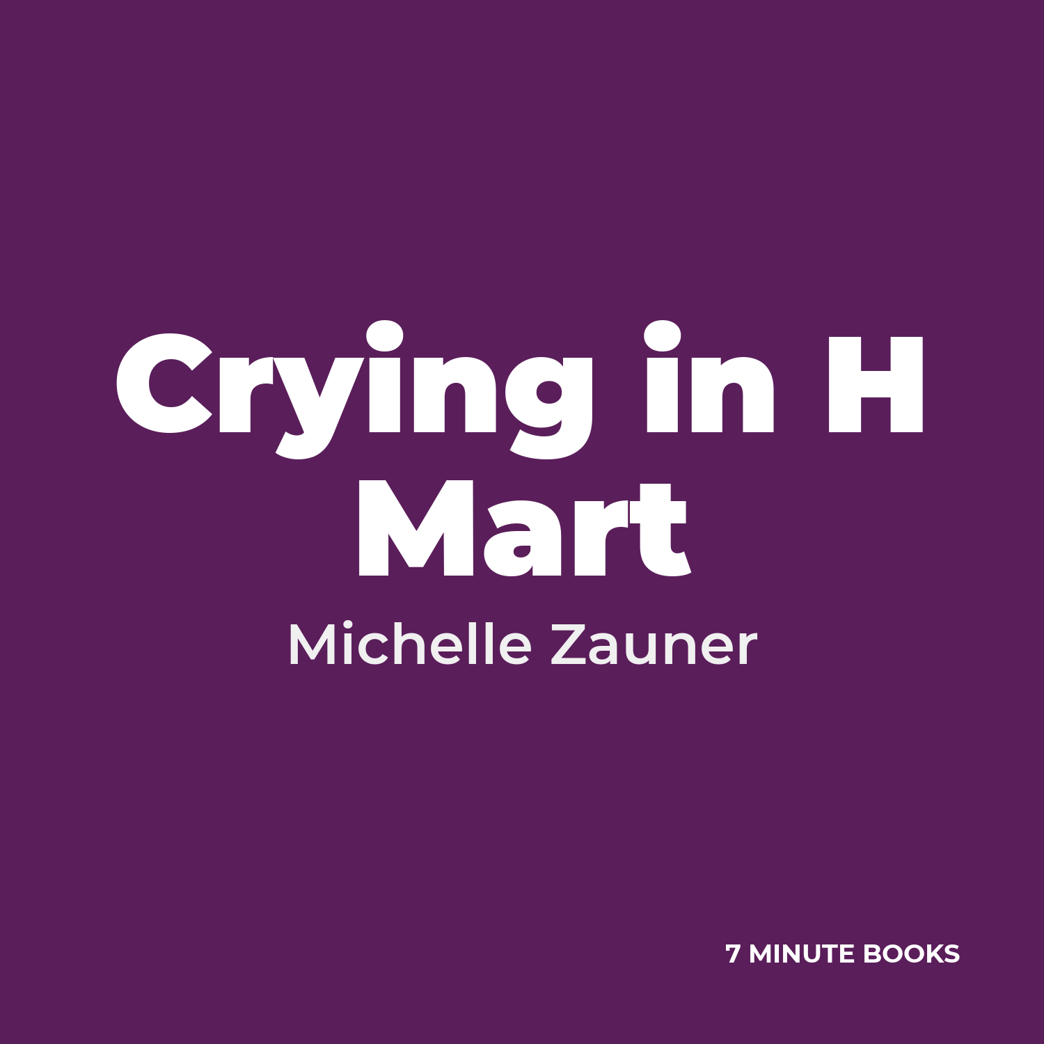 Crying in H Mart cover