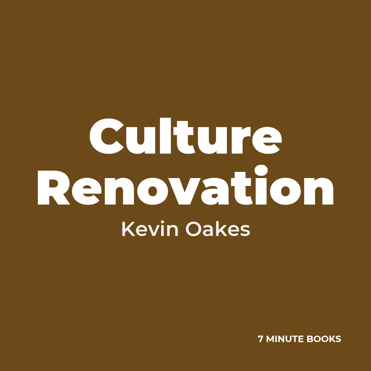 Culture Renovation cover