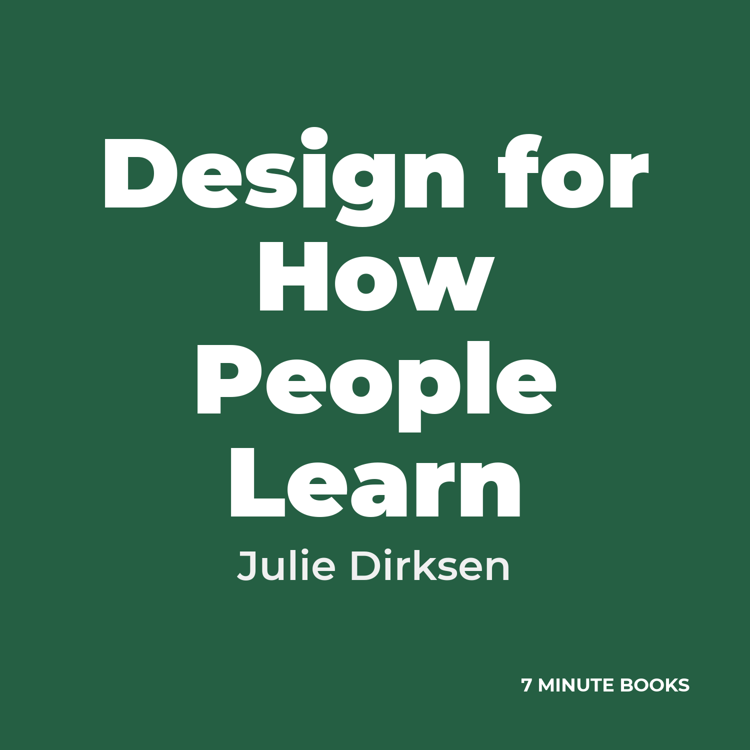 Design for How People Learn cover