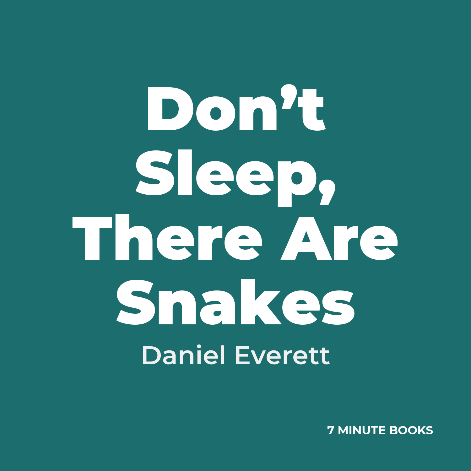 Don’t Sleep, There Are Snakes cover