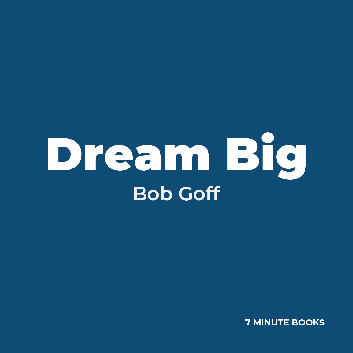 Dream Big cover