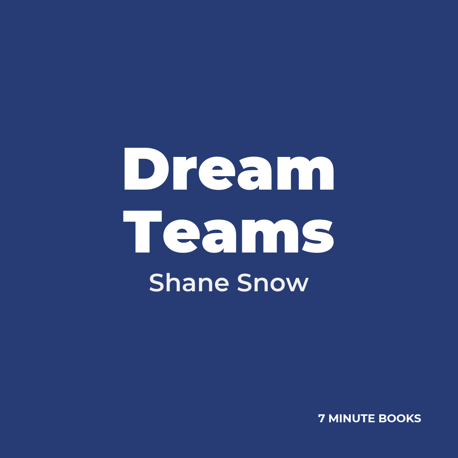 Dream Teams cover