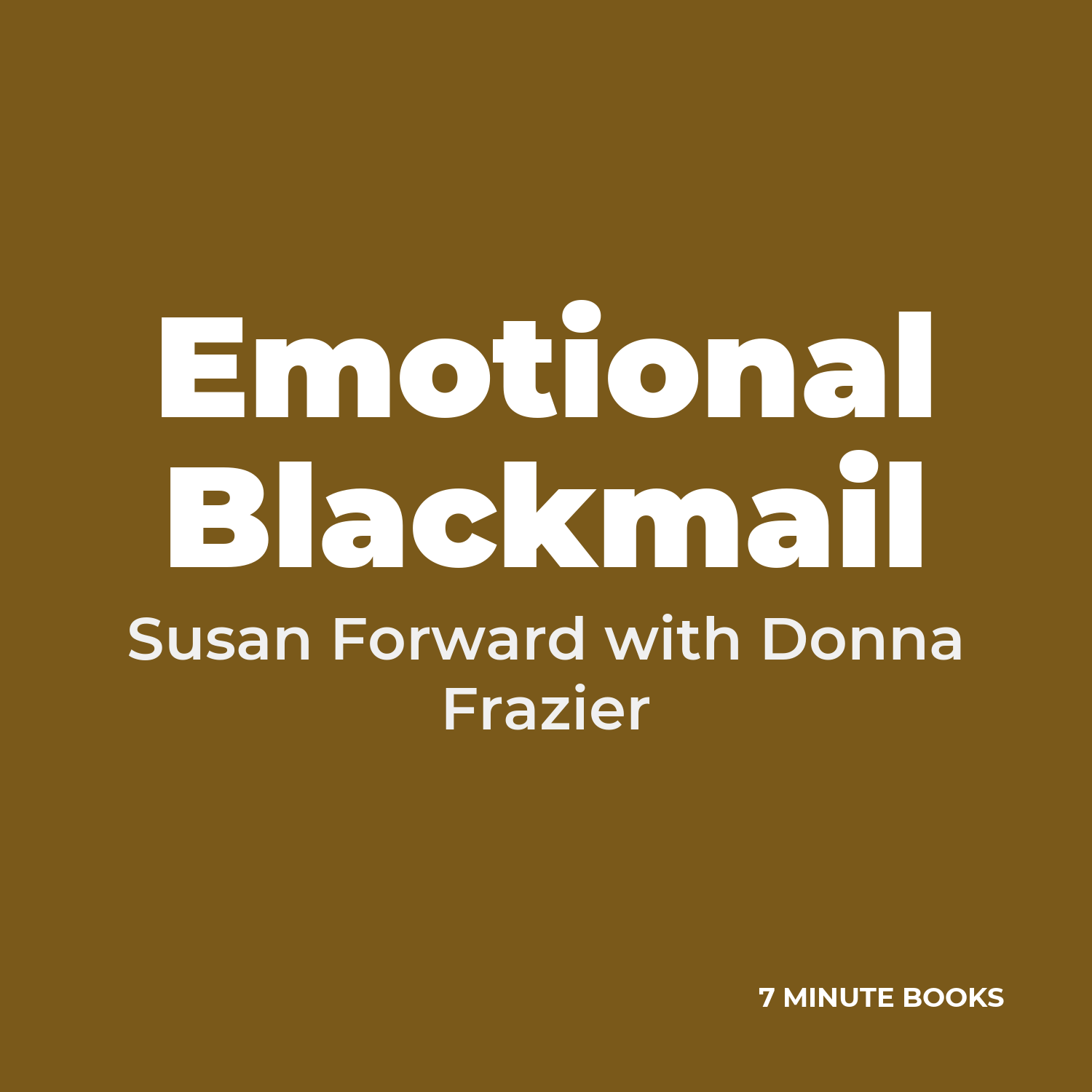 Emotional Blackmail cover