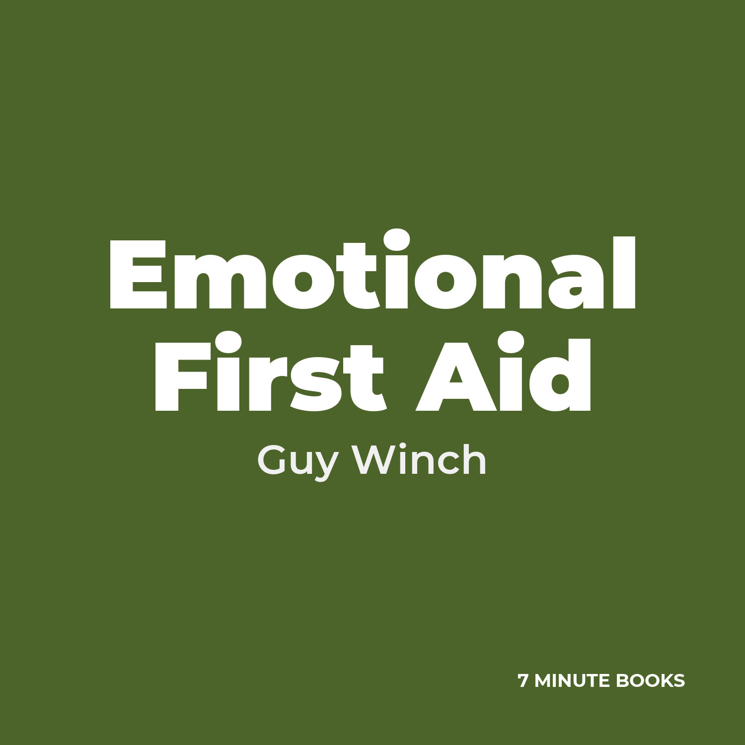 Emotional First Aid cover
