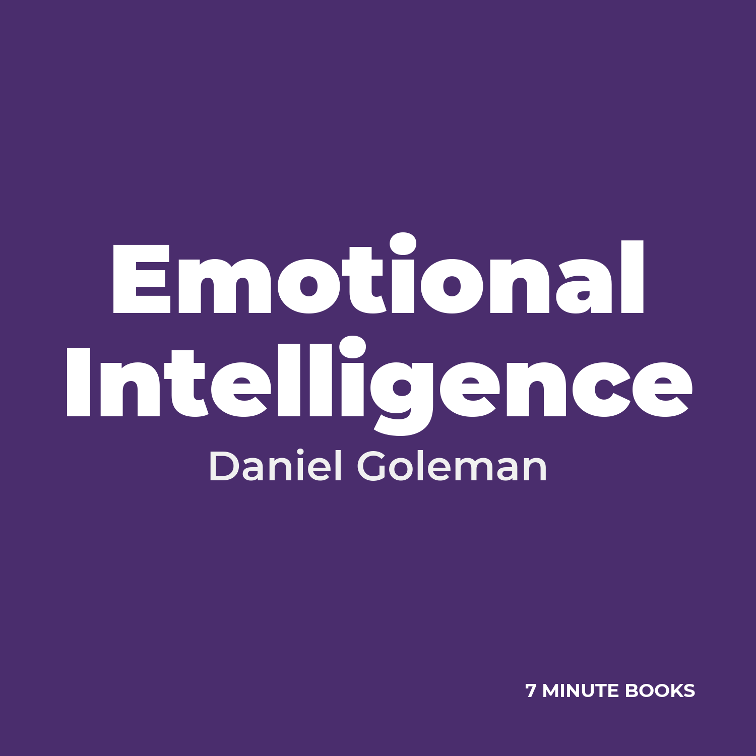 Emotional Intelligence cover