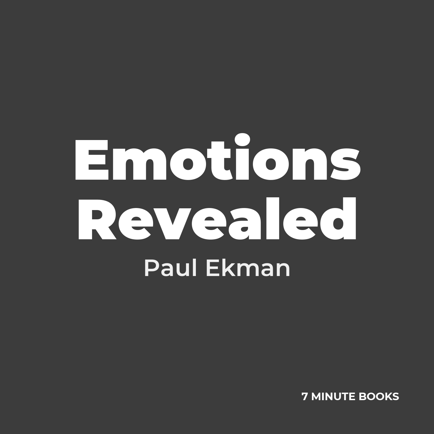 Emotions Revealed — by Paul Ekman