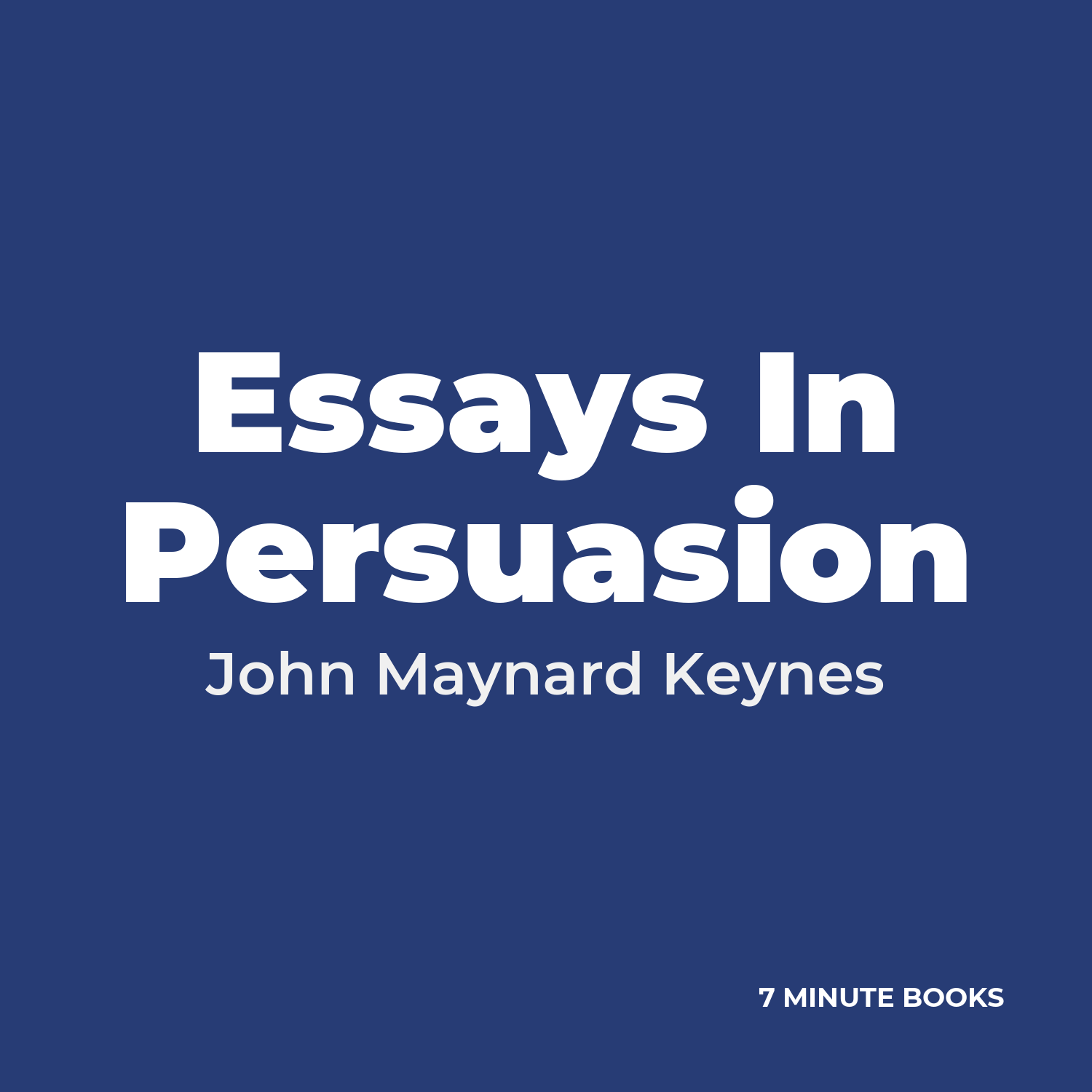 Essays In Persuasion cover
